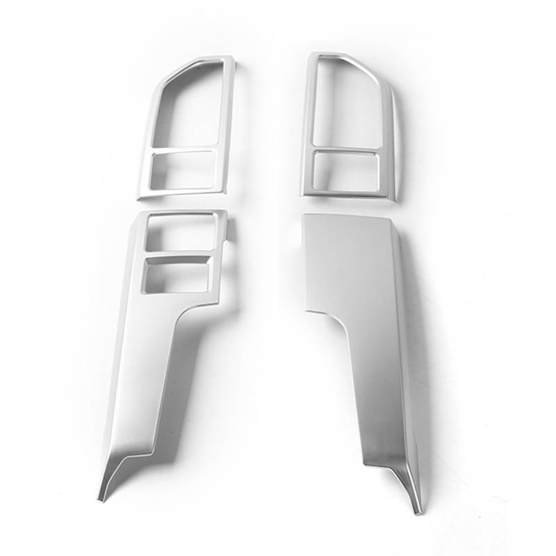 LAINGJINGMEI ABS Auto Zentralkonsole Dashborad Air Outlet Vent Panel Abdeckung Innen Dekoration Aufkleber Kompatibel for F150 2015-2020 Auto Styling(Silver) von LAINGJINGMEI