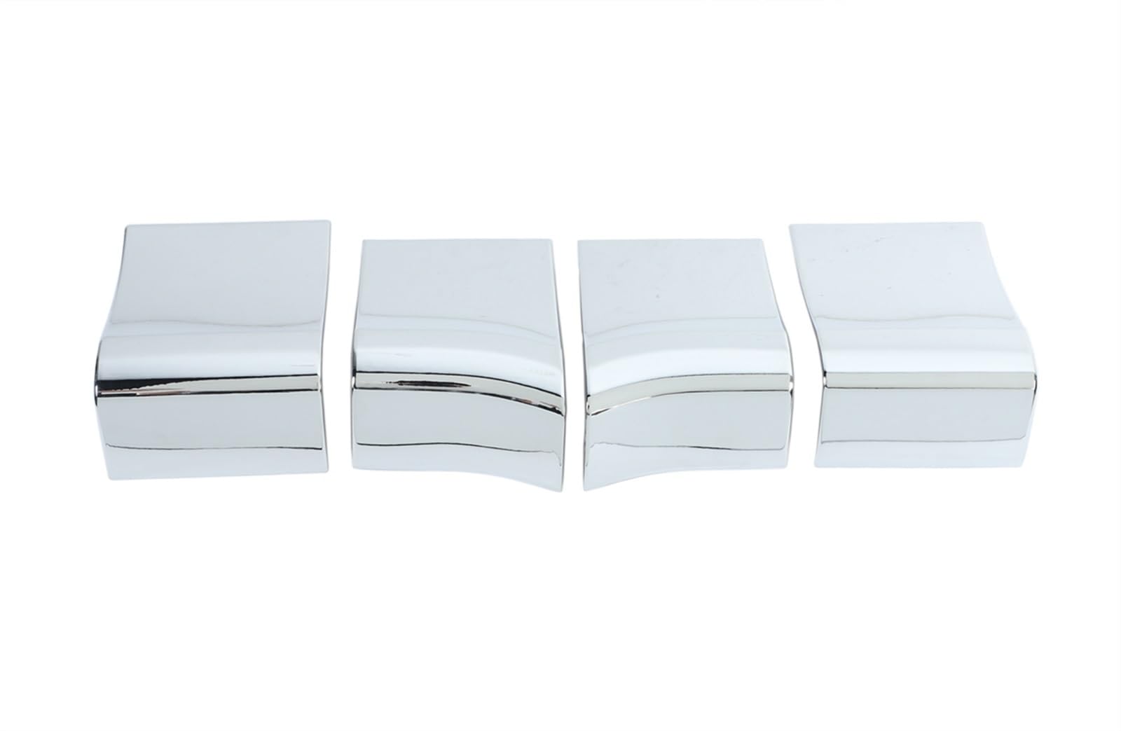 LAINGJINGMEI Auto Innentürgriff Panel Abdeckung Trim Dekorative Aufkleber Kompatibel for F150 2021 2022 2023 ABS Schwarz 4 Stücke Innenzubehör(Chrome) von LAINGJINGMEI