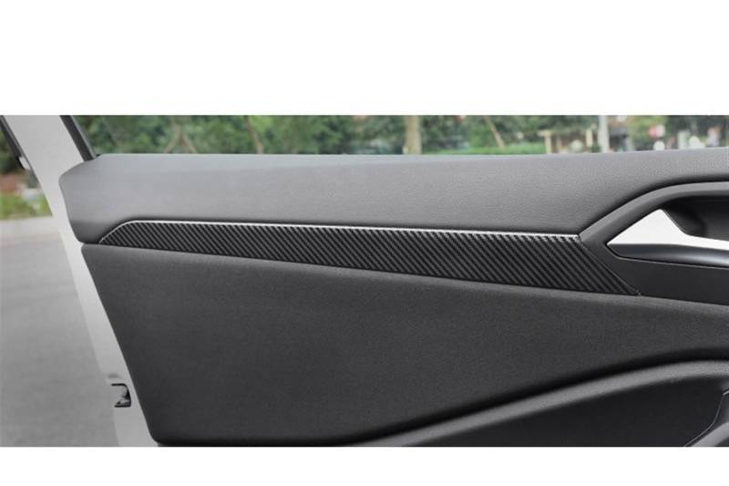 LAINGJINGMEI Auto Innere Armlehne Tür Schüssel Schutz Rahmen Abdeckung Innen Dekoration Kompatibel for VW MK7 2019 2020 2021 Zubehör(Golf 6GTI R20 CF) von LAINGJINGMEI