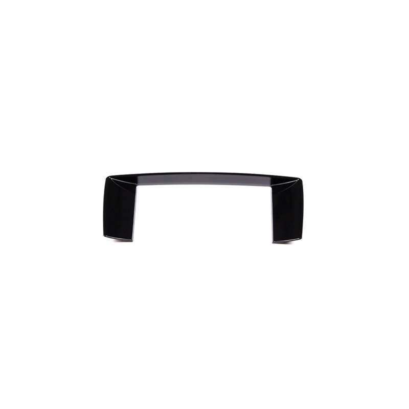 LAINGJINGMEI Auto Interior Styling Navigation Bildschirm Dekoration Rahmen Trim Aufkleber Kompatibel for Jaguar XJ 2010-2016 ABS Auto Zubehör(Black) von LAINGJINGMEI