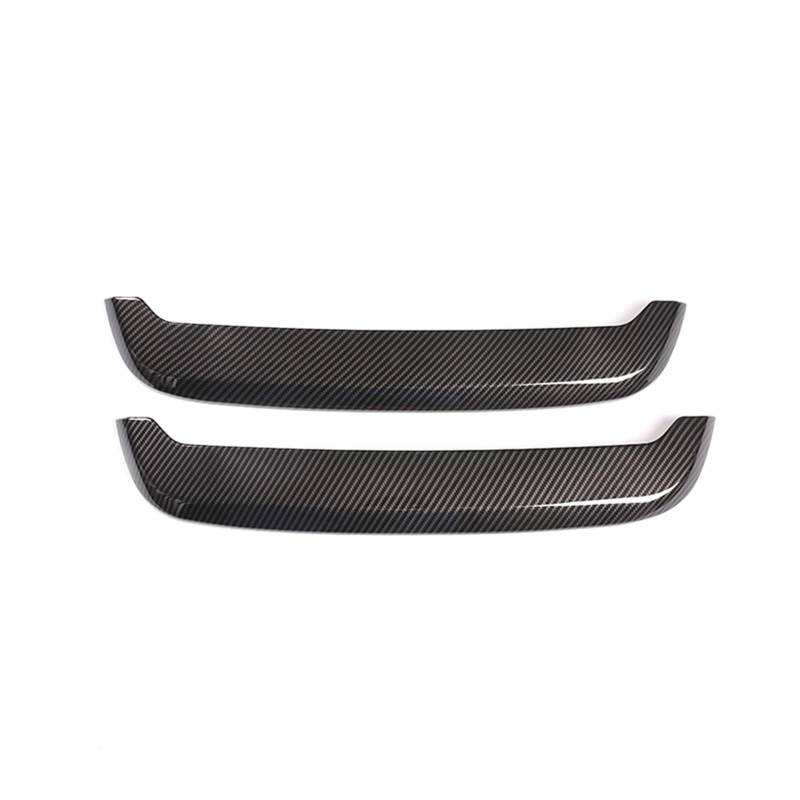 LAINGJINGMEI Autositz-Rückenverkleidung, kompatibel for BMW 7er G11 G12 2016–2020, ABS-Rücksitz-Dekorationsstreifen, Aufkleber, Innenzubehör, Auto-Styling(Carbon Fiber) von LAINGJINGMEI