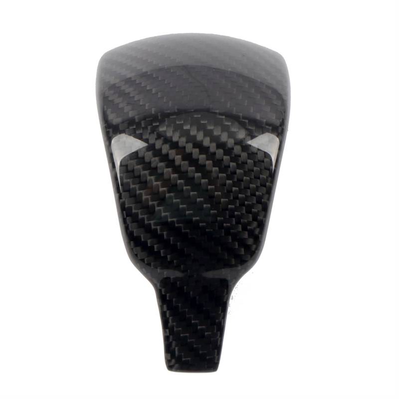 LAINGJINGMEI Autozubehör kompatibel for Dodge Ram 1500 2019 2020 2021 2022 2023 Real Carbon Fiber Gear Aufkleber Schaltknauf Stick Button Cap Cover von LAINGJINGMEI