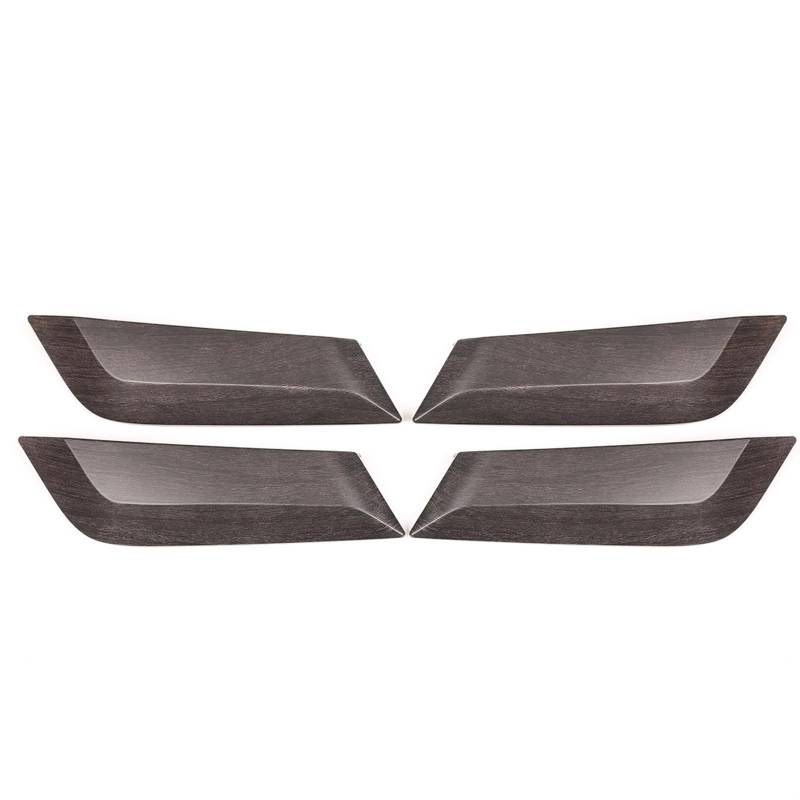 LAINGJINGMEI Kompatibel for Land Rover Freelander 2 2007–2015, ABS-Chrom, Auto-Innenraum, Innentür, Armlehne, Griff, Pull-Trim-Abdeckung, Aufkleber, Zubehör(Oak Wood Grain) von LAINGJINGMEI