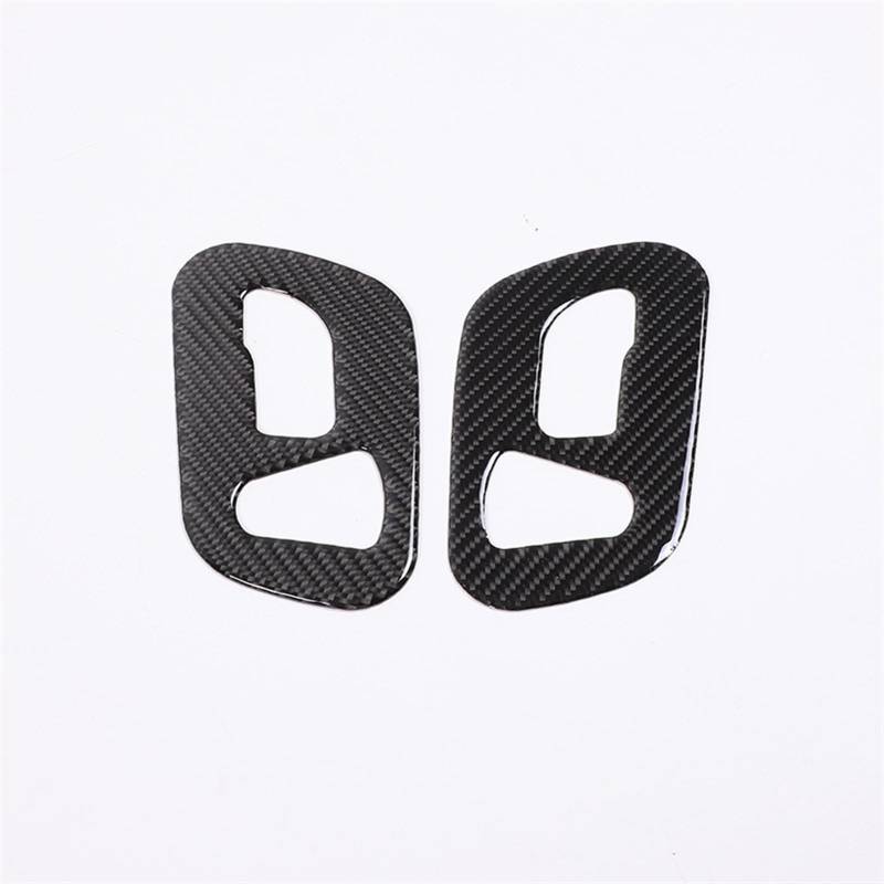 LAINGJINGMEI Kompatibel for Subaru Forester 2013-2018 Weiche Carbon Faser Auto Vordersitz Einstellung Schalter Rahmen Abdeckung Trim Aufkleber Auto zubehör(Carbon Fiber) von LAINGJINGMEI