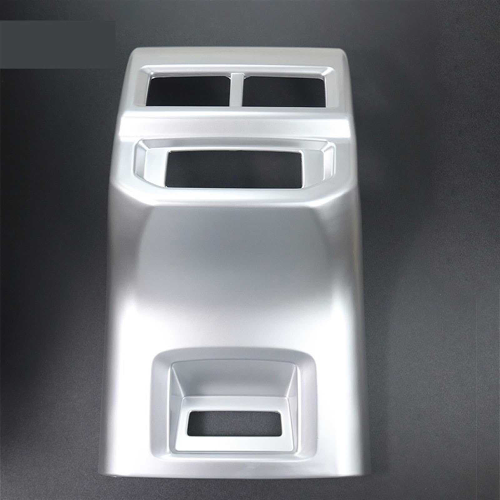 LAINGJINGMEI Kompatibel for VW Teramont 2021-2022 Innen Auto Control Armlehne Hinten Klimaanlage Outlet Vent Dekoration Abdeckung Aufkleber Trim(Silver) von LAINGJINGMEI