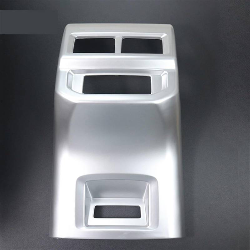 LAINGJINGMEI Kompatibel for VW Teramont 2021-2022 Innen Auto Control Armlehne Hinten Klimaanlage Outlet Vent Dekoration Abdeckung Aufkleber Trim(Silver) von LAINGJINGMEI
