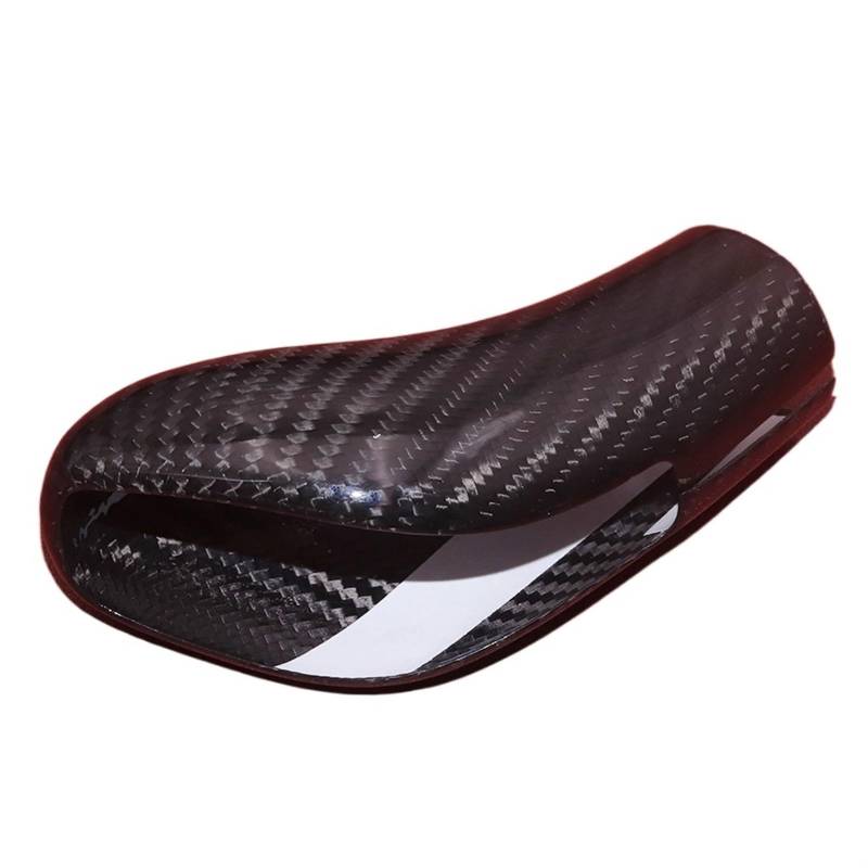 LAINGJINGMEI Real Carbon Fiber Konsole Schalthebel Kopf Abdeckung Trim Auto Innen Aufkleber Kompatibel for Alfa Romeo Giulia Stelvio 2020-2021 Auto Zubehör von LAINGJINGMEI
