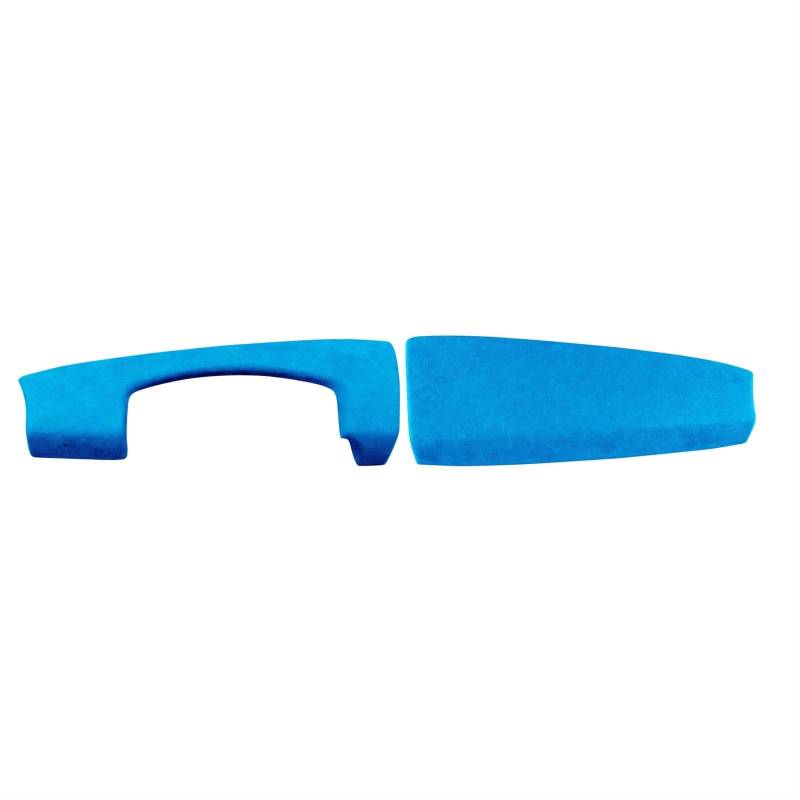 LAINGJINGMEI Wildlederkette for den Innenraum, Armaturenbrett-Dekoration, ABS-Abdeckung, Auto-Styling-Aufkleber, kompatibel mit BMW Mini F55 F56 F57 2014–2020(Blue) von LAINGJINGMEI