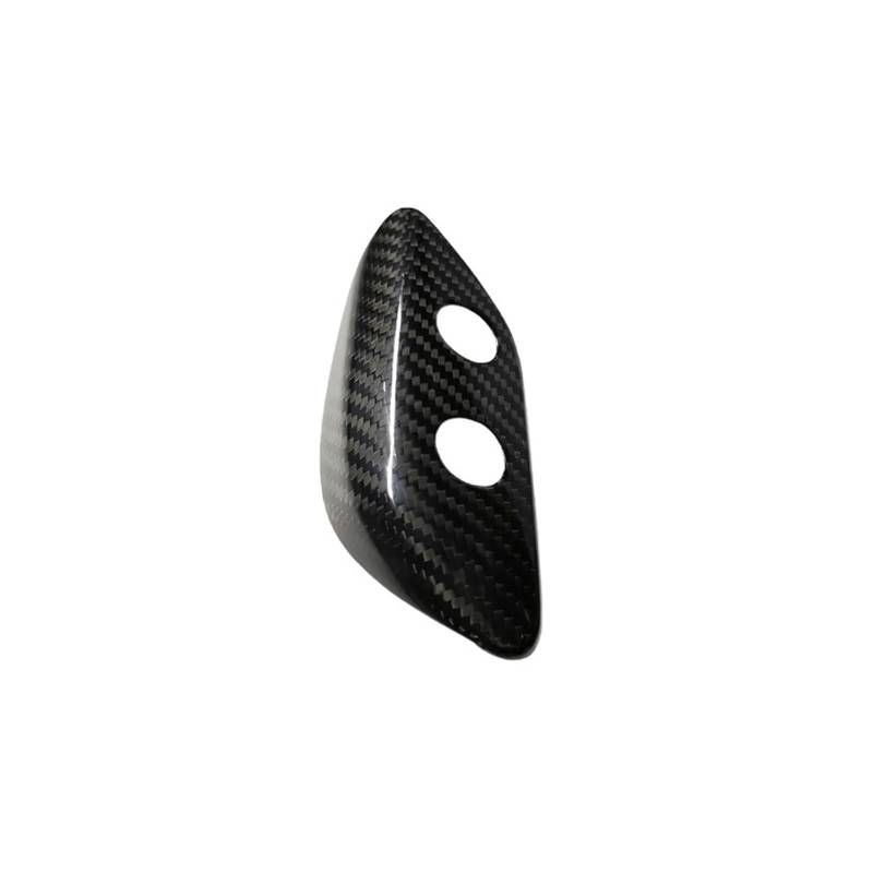 LAINGJINGMEI for 2013 Kompatibel for Ferrari F12 Kompatibel for Berlinetta Real Carbon Fiber Auto Innen Kraftstofftank Schalter Abdeckung Dekorative Panel Abdeckung Aufkleber Zubehör von LAINGJINGMEI