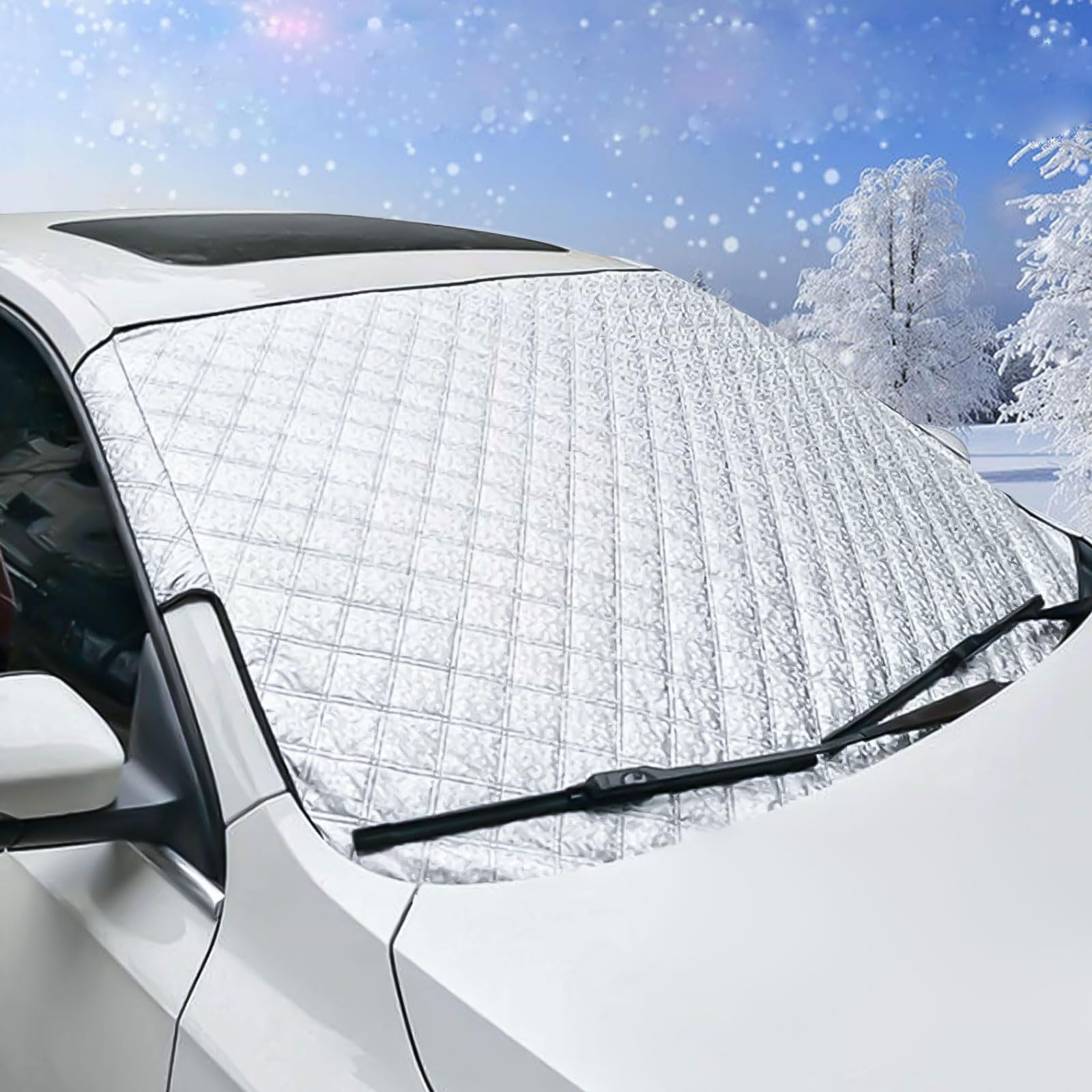 LAINIKE Frontscheibenabdeckung Windschutzscheibenabdeckung Scheibenabdeckung Auto 150 x 100cm Auto Frostabdeckung Sonnenschutz Winter Faltbar Windschutzscheiben Abdeckung LAINIKE Frontscheibenabdeckung Windschutzscheibenabdeckung Scheibenabdeckung Auto 150 x 100cm Auto Frostabdeckung Sonnenschutz Winter Faltbar Windschutzscheiben Abdeckung von LAINIKE