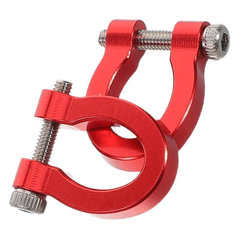 LALADEFIEE 2 Stück Robuster Abschlepphaken Aus Aluminiumlegierung Für Rc-Autos Rc-kletterauto-anhängerhaken Raupen-abschlepphaken Einfach Zu Installierender Abschleppschäkel von LALADEFIEE