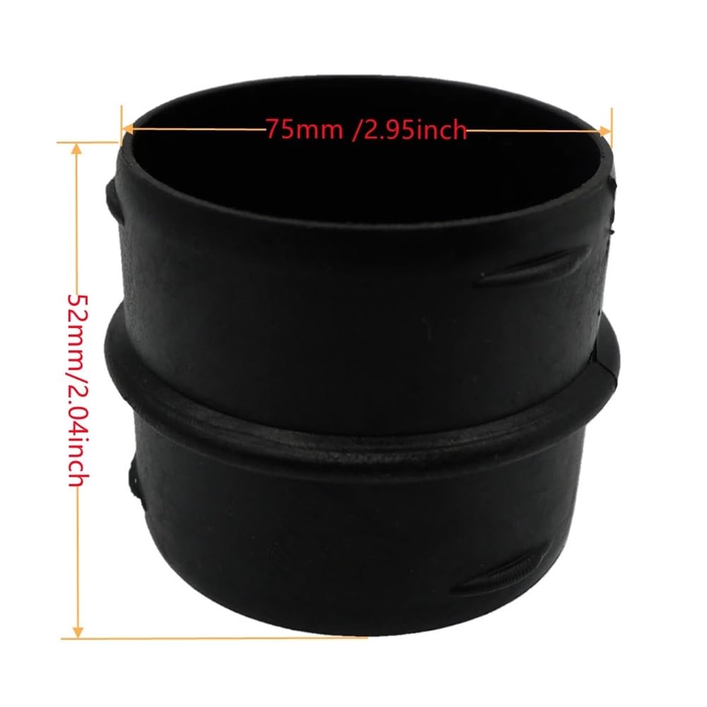 2 stücke Air Vent Führung YTL Flache Stück Ellenbogen Outlet Diesel Parkplatz Rohr Schlauch Auspuff Joiner Stecker Fit for eberspacher Webasto(2pcs Flat 75MM) von LANAPPTLTG