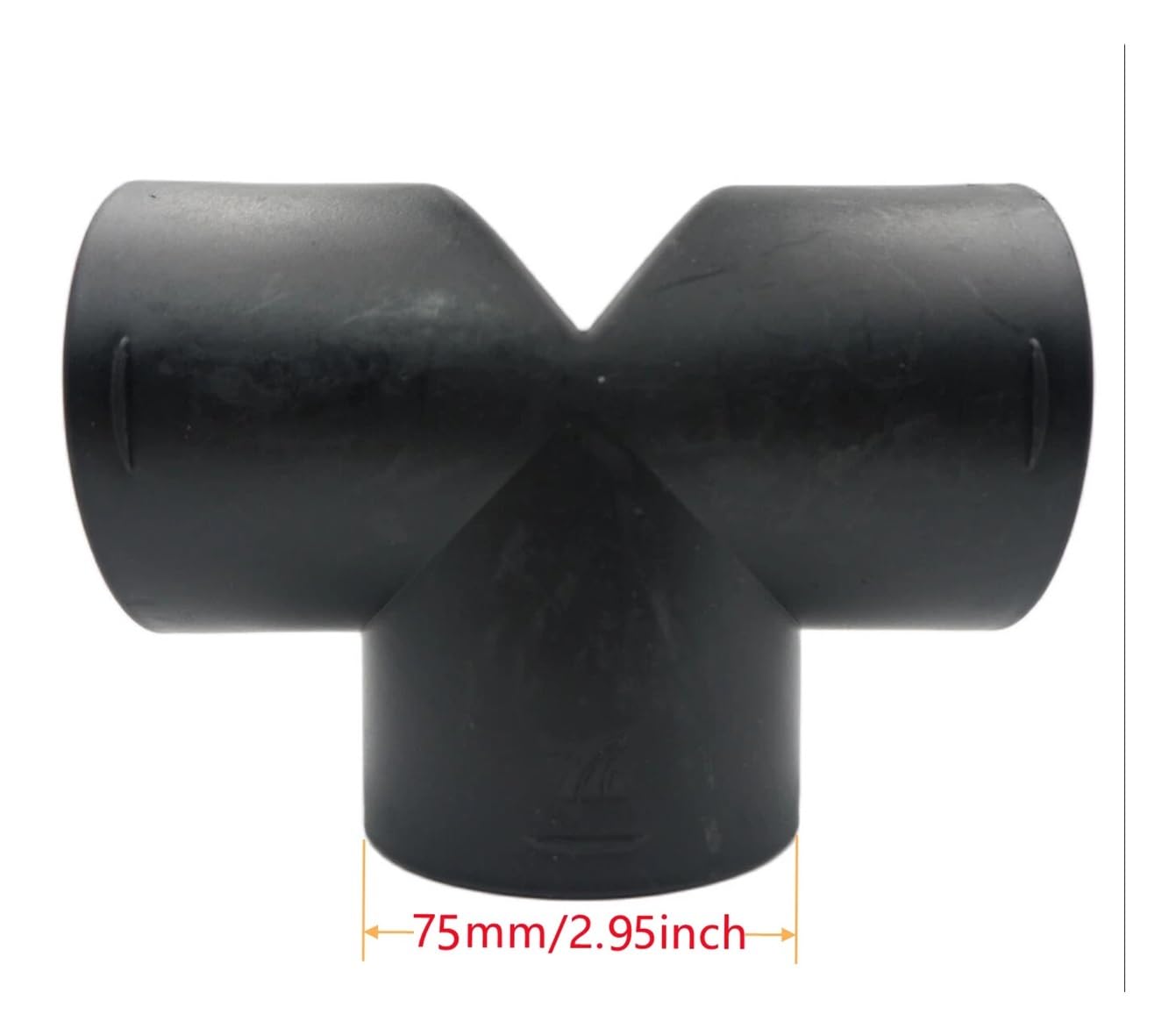 2 stücke Air Vent Führung YTL Flache Stück Ellenbogen Outlet Diesel Parkplatz Rohr Schlauch Auspuff Joiner Stecker Fit for eberspacher Webasto(2pcs T 75MM) von LANAPPTLTG