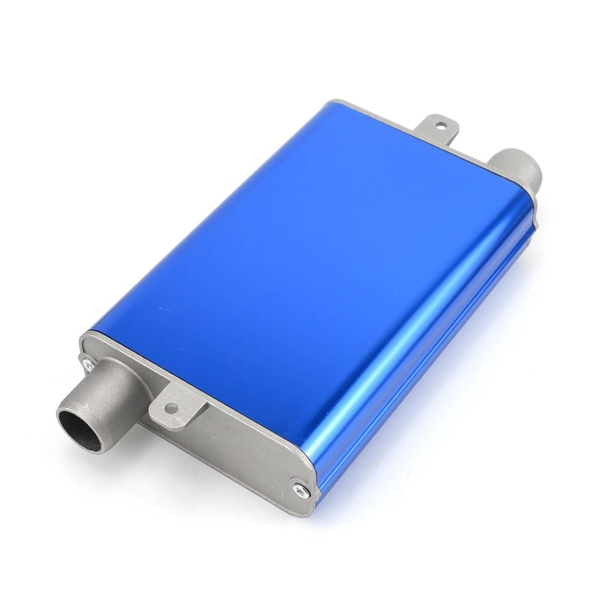 24 mm Schalldämpfer S gebogenes Luft-Diesel-Standheizungs-Auspuffrohr aus Aluminiumlegierung, klein, mittel, groß, passend for Auto, LKW, Wohnmobil, Van(Large Blue) von LANAPPTLTG