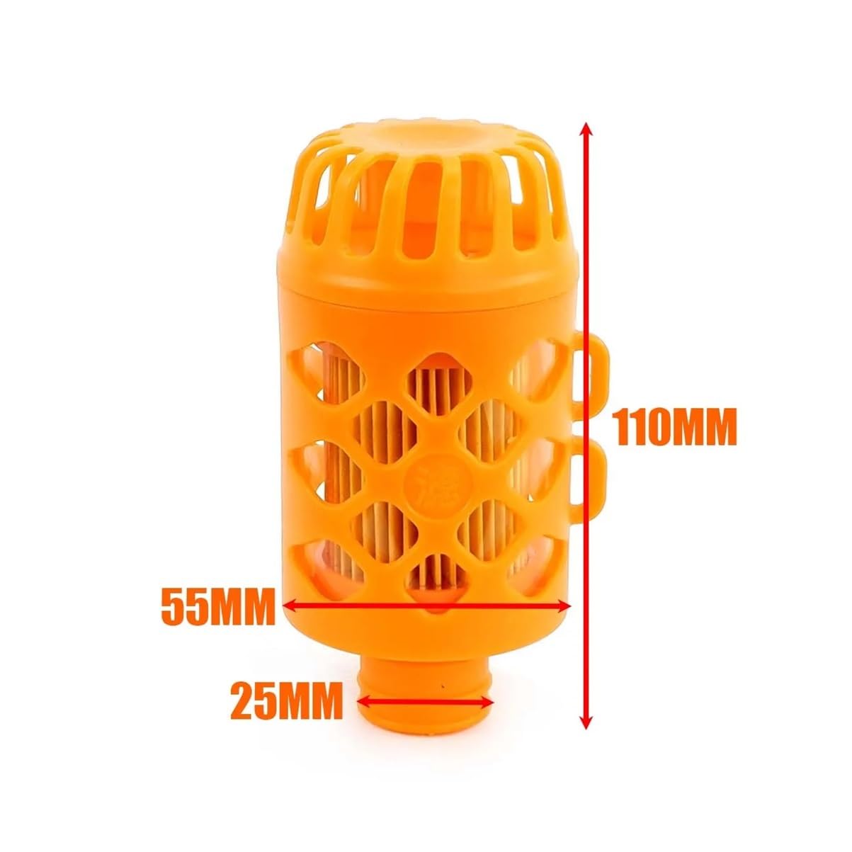 25mm Luft Diesel Standheizung Ansaugfilter Schalldämpfer ABS Passend for Auto LKW VAN Camper Blau/Orange(Orange) von LANAPPTLTG