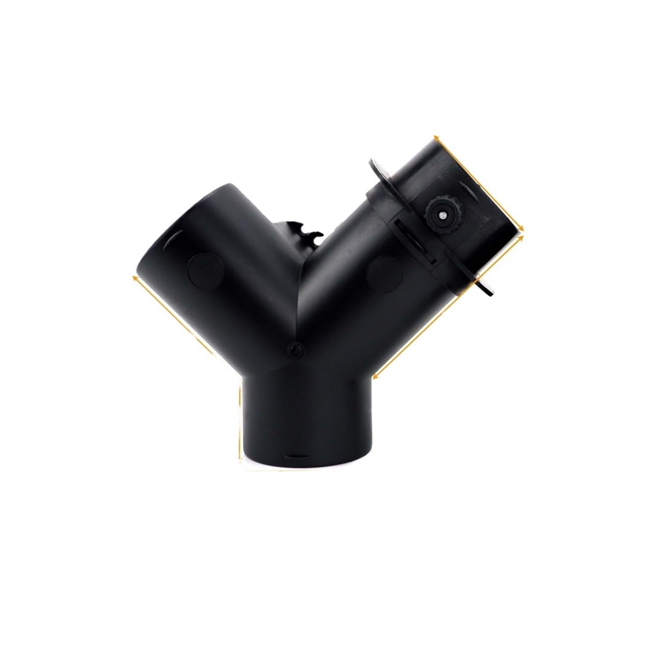 60 mm / 75 mm 1 Ventilklappe, verstellbar, for Luft-Diesel-Heizung, Entlüftung, Abzweig, Splitter, Rohrauslass, Verbindungsstück, passend for PKW, LKW(75mm Y 1 valve) von LANAPPTLTG