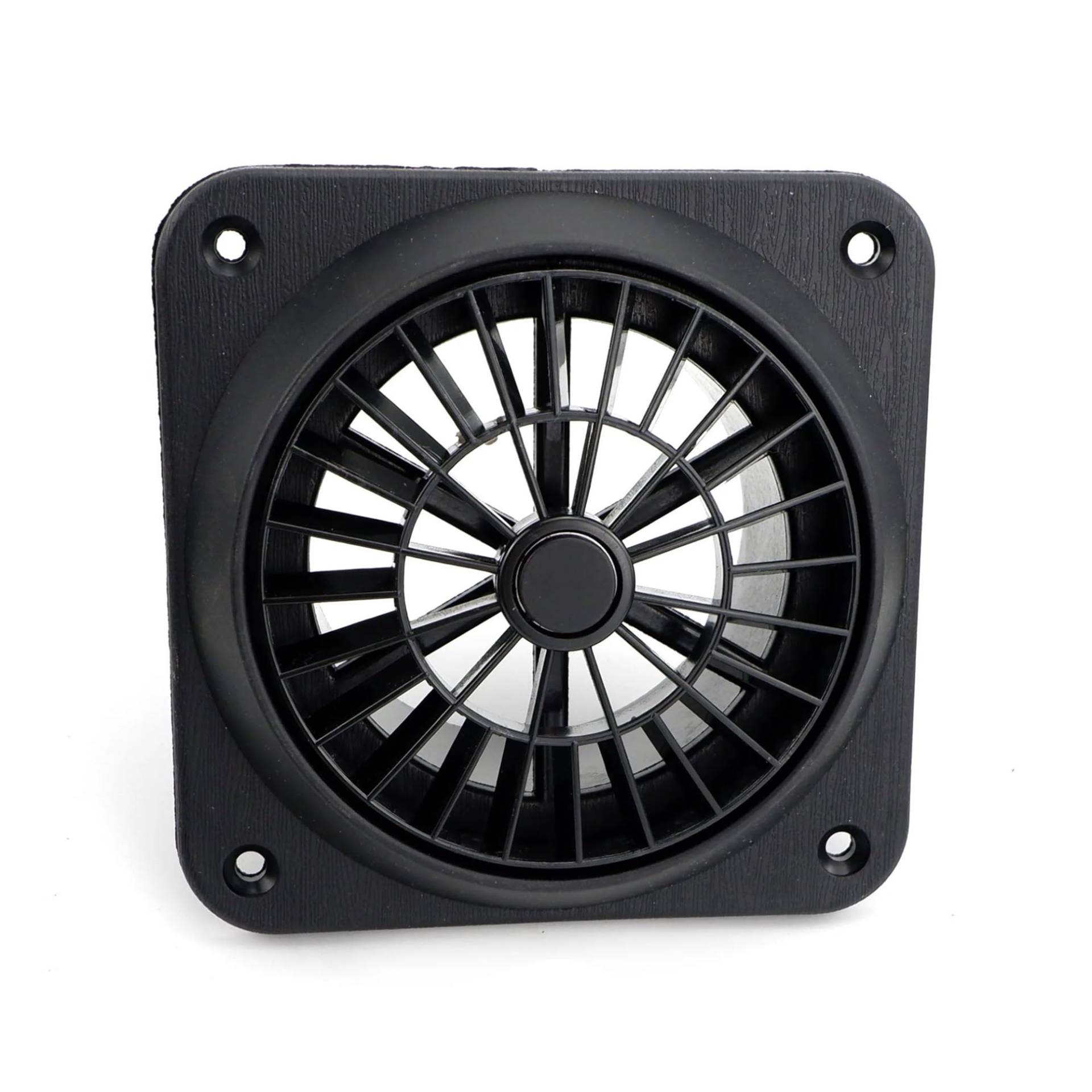 60 mm 75 mm Diesel-Heizungs-/Conditioner-Kanal-Entlüftungsauslass mit Lüfter, schwarz, passend for Webasto, Auto, LKW, Wohnmobil(60mm) von LANAPPTLTG