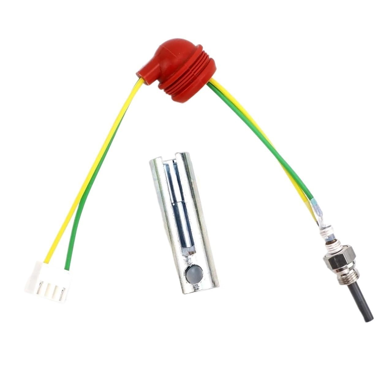 Luft-Diesel-Heizung, 12 V, Keramik-Glühkerze, Zündschlüssel, passend for Webasto Eberspacher 3–8 kW, PKW, LKW, VAN, Boot(12V Set) von LANAPPTLTG
