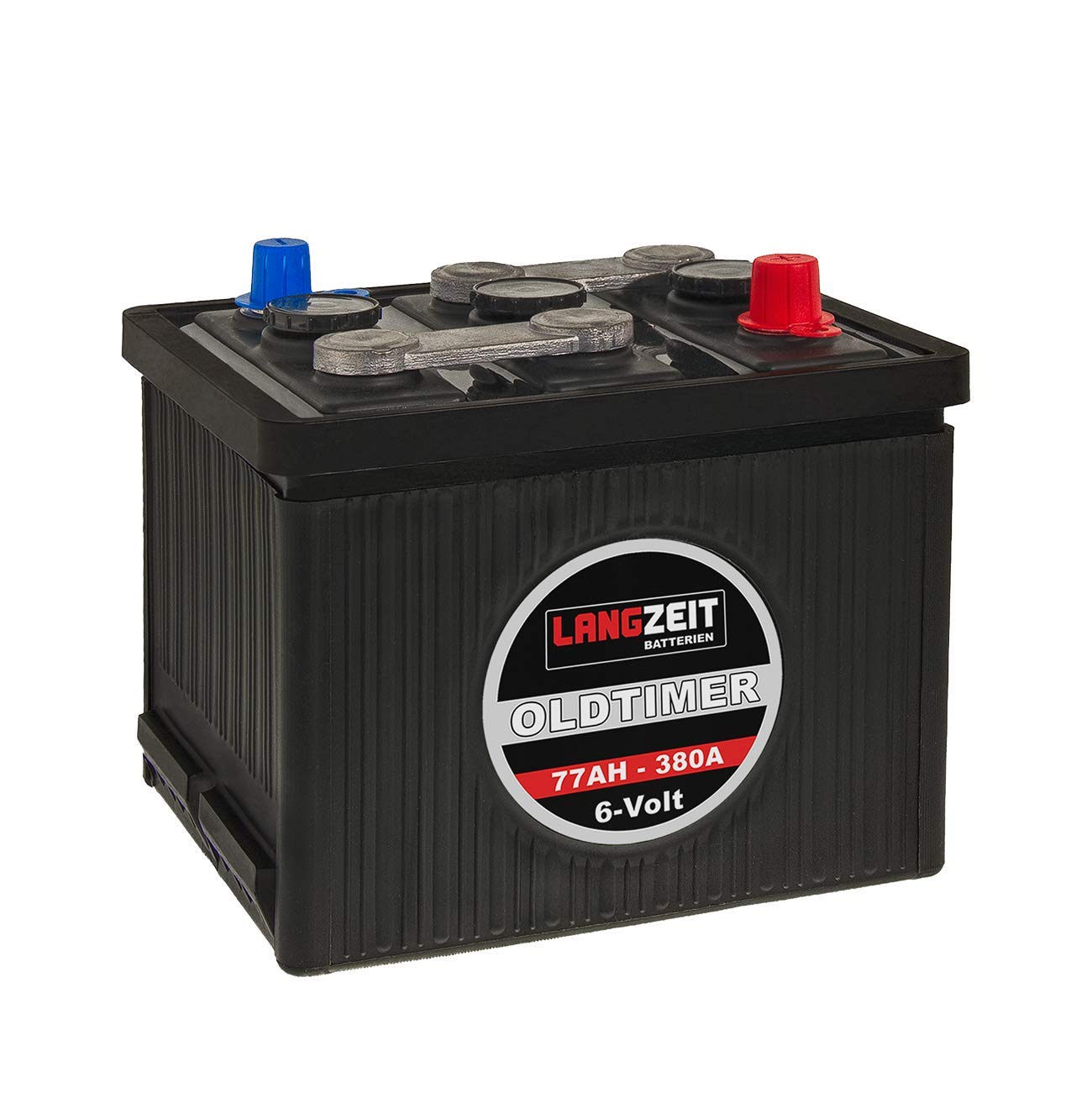 LANGZEIT Autobatterie 6V 77Ah Starterbatterie Oldtimer Batterie 6 Volt 07715 von LANGZEIT Batterien