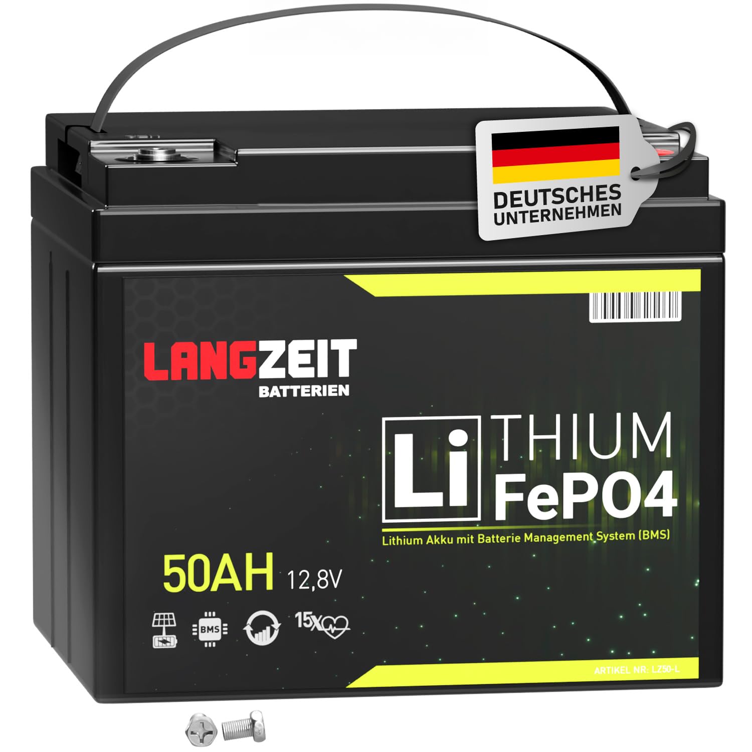 LANGZEIT LiFePO4 50Ah 12V Akku Lithium Batterie Wohnmobil Batterie Solarbatterie Lithium Eisenphosphat Akku Solar Bootsbatterie USV inkl. BMS LANGZEIT LiFePO4 50Ah 12V Akku Lithium Batterie Wohnmobil Batterie Solarbatterie Lithium Eisenphosphat Akku Solar Bootsbatterie USV inkl. BMS von LANGZEIT Batterien