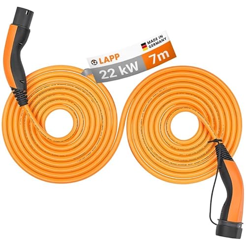 LAPP MOBILITY Helix Typ 2 Ladekabel 22 KW/Selbstaufrollend / 32 A / 3-Phasig/E-Auto Ladekabel/Mode 3 / 7m, Orange LAPP MOBILITY Helix Typ 2 Ladekabel 22 KW/Selbstaufrollend / 32 A / 3-Phasig/E-Auto Ladekabel/Mode 3 / 7m, Orange von LAPP MOBILITY
