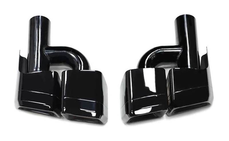 Endrohr Schalldämpfer 4 Outlet Square Endrohr Edelstahl Schalldämpfer Auspuffblende Abdeckung Trim Für Mercedes Für B&enz W218 CLS320 CLS300 CLS500 CLS63 von LAPPGNGFYA