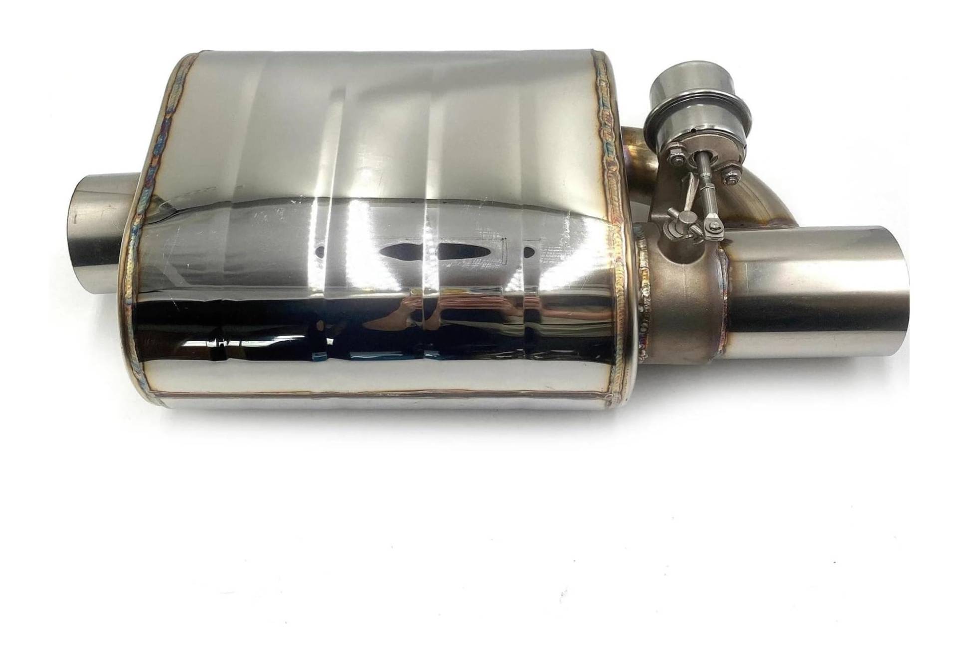 Endrohr Schalldämpfer Auto Auspuff System Vakuum Ventil Control Rohr Kit Variable Schalldämpfer Edelstahl Universal 51 63 76Mm Fernbedienung(2.5 inch(63) LeftA) von LAPPGNGFYA