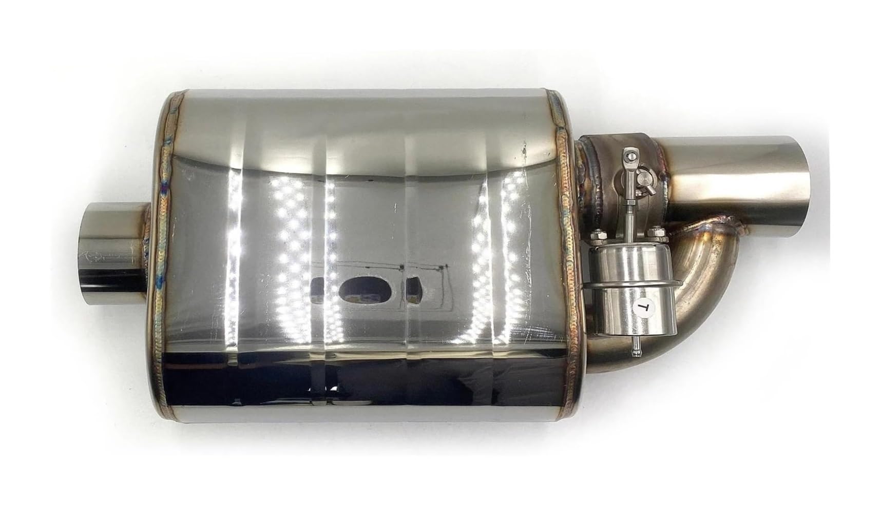 Endrohr Schalldämpfer Auto Auspuff System Vakuum Ventil Control Rohr Kit Variable Schalldämpfer Edelstahl Universal 51 63 76Mm Fernbedienung(2.5 inch(63) RightA) von LAPPGNGFYA