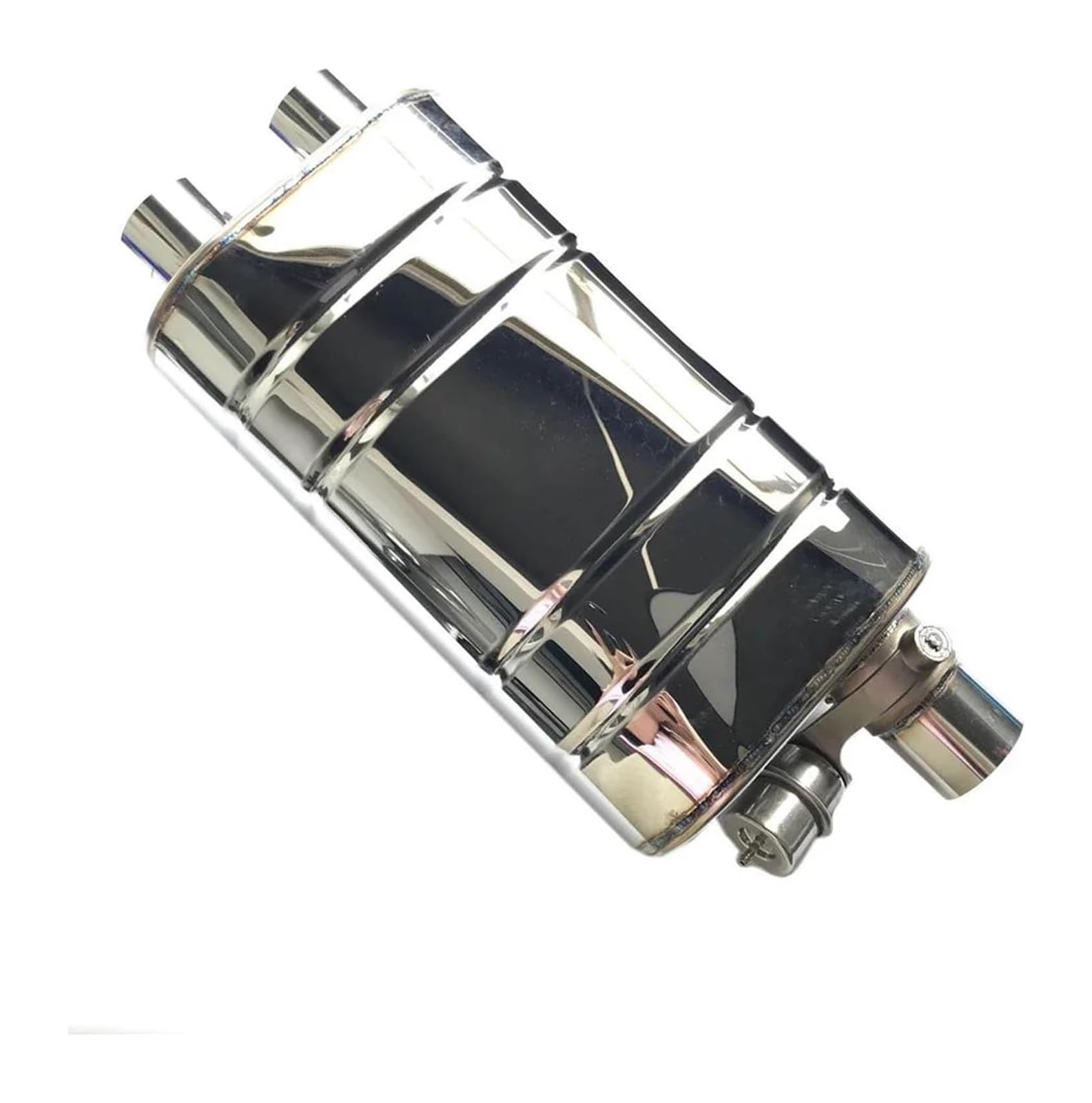 Endrohr Schalldämpfer Auto Auspuffrohr Vakuumpumpe Variabler Ventilschalldämpfer Fernbedienung Edelstahl Universell 63 Mm 2,5 Zoll(Muffler B) von LAPPGNGFYA