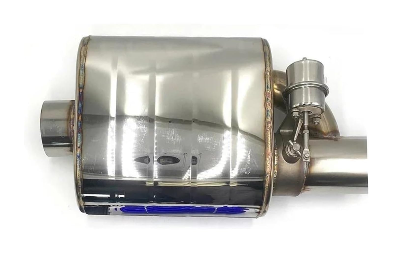 Endrohr Schalldämpfer Auto Auspuffrohr Vakuumpumpe Variabler Ventilschalldämpfer Fernbedienung Edelstahl Universell 63 Mm 2,5 Zoll(Muffler D) von LAPPGNGFYA