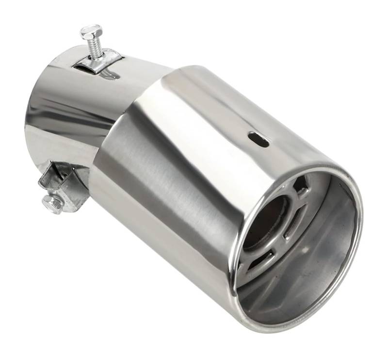 Endrohr Schalldämpfer Auto Schwanz Schalldämpfer Edelstahl Universal Auspuffrohr Spitze Abdeckungen Borte 1 PCS von LAPPGNGFYA