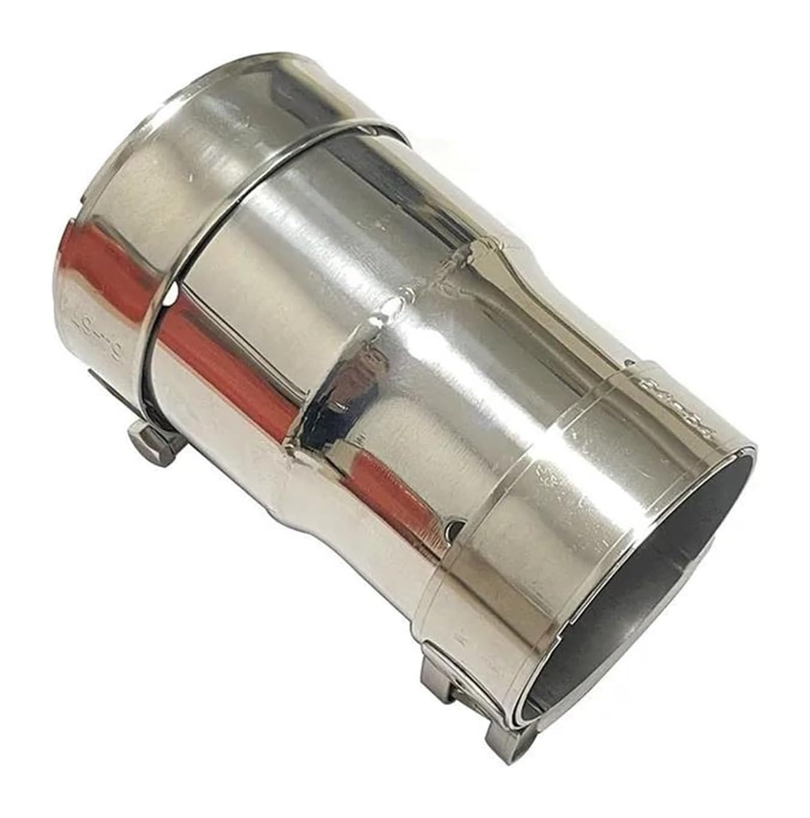 Endrohr Schalldämpfer Autoteile Auspuffrohr 304 Edelstahl Reduzierstück Größe Allgemeine Schalldämpferhülse 1(51mm-54mm) von LAPPGNGFYA