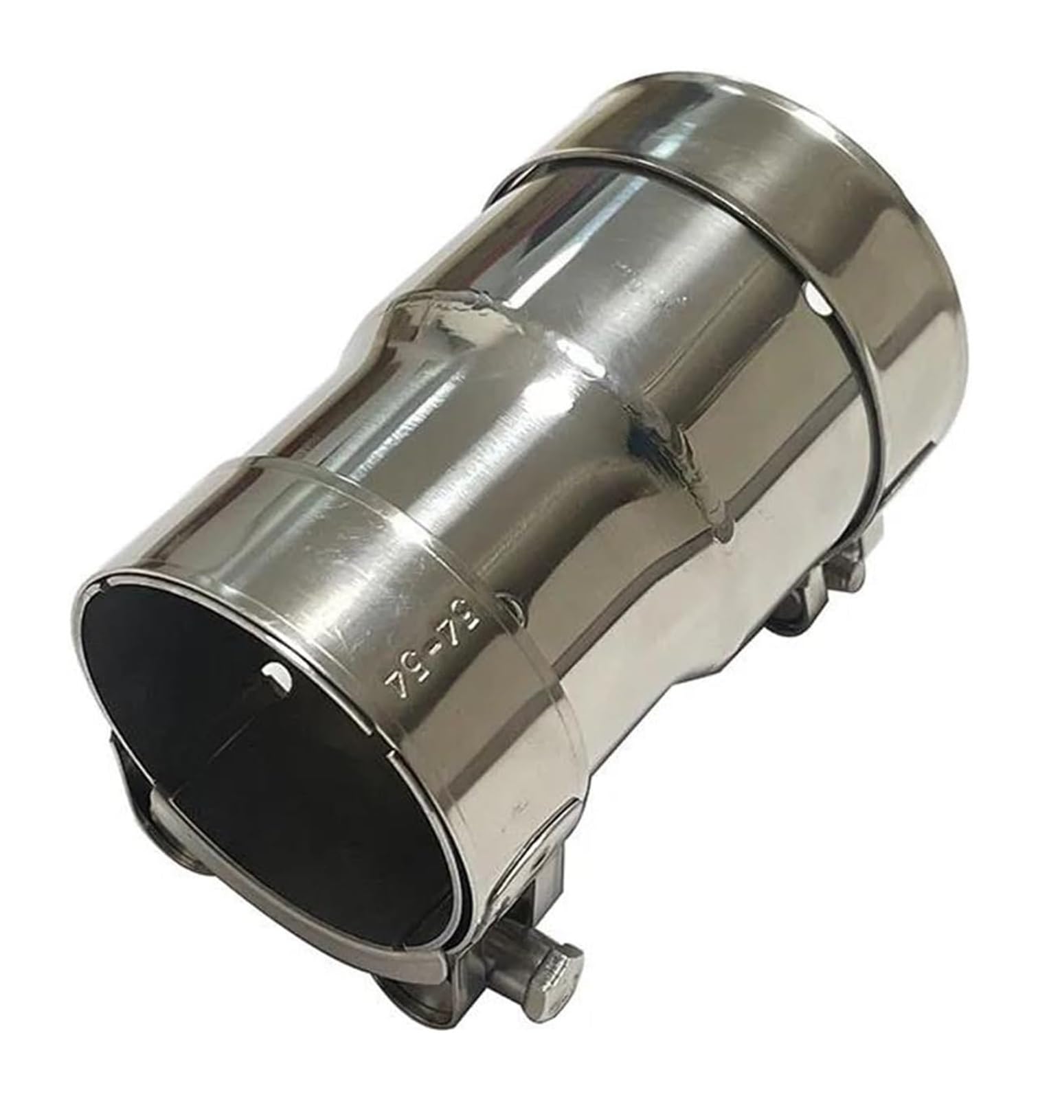 Endrohr Schalldämpfer Autoteile Auspuffrohr 304 Edelstahl Reduzierstück Größe Allgemeine Schalldämpferhülse 1(51mm-60mm) von LAPPGNGFYA