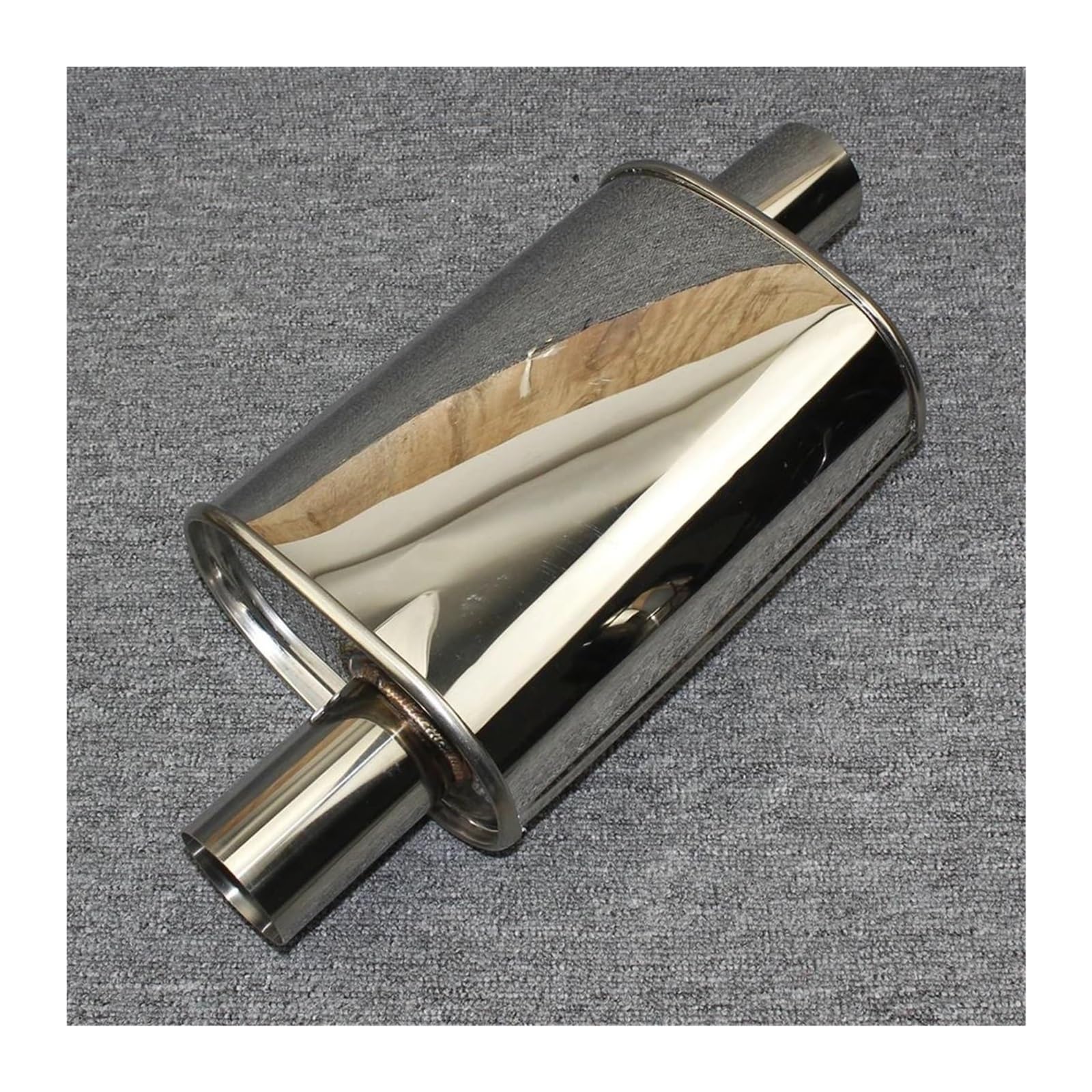 Endrohr Schalldämpfer Autozubehör T Styling Auspuffrohr Schalldämpfer Edelstahl Schalldämpfer Outlet System(51mm) von LAPPGNGFYA