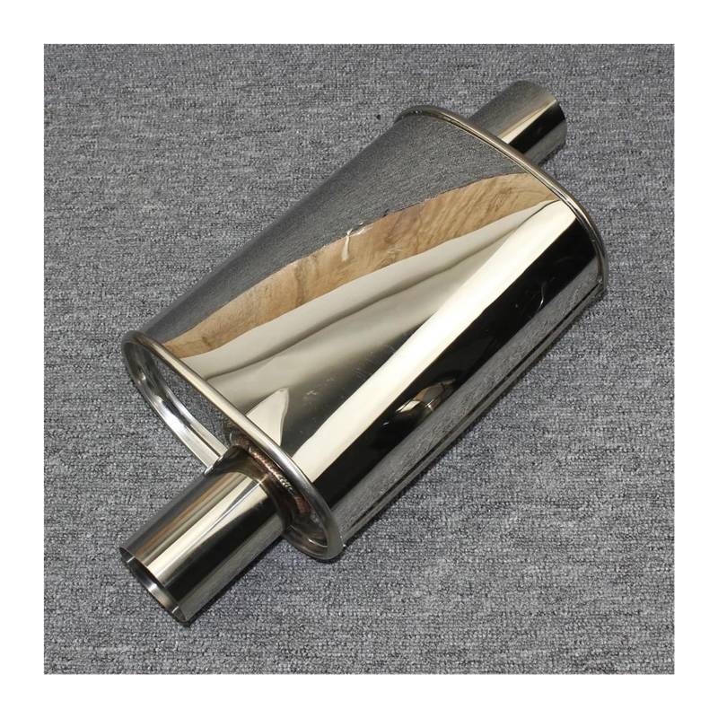 Endrohr Schalldämpfer Autozubehör T Styling Auspuffrohr Schalldämpfer Edelstahl Schalldämpfer Outlet System(51mm) von LAPPGNGFYA