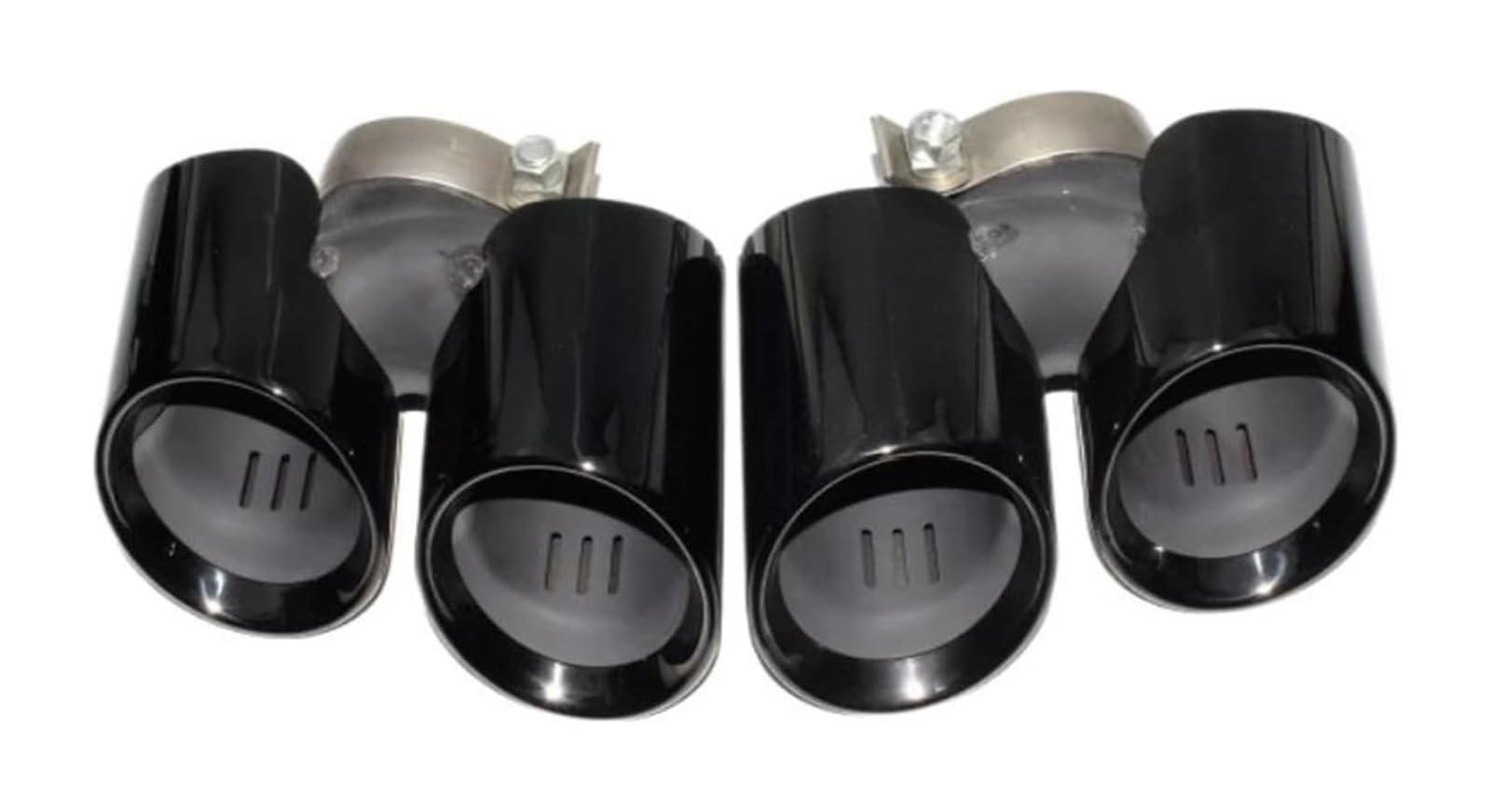 Endrohr Schalldämpfer Für 911 Für 991.1 Für 911.2 Für 992 2019-2025 Schalldämpferspitze Düse Edelstahl Auspuffendrohr Upgrade Quad Head(Black 2011-2015) von LAPPGNGFYA