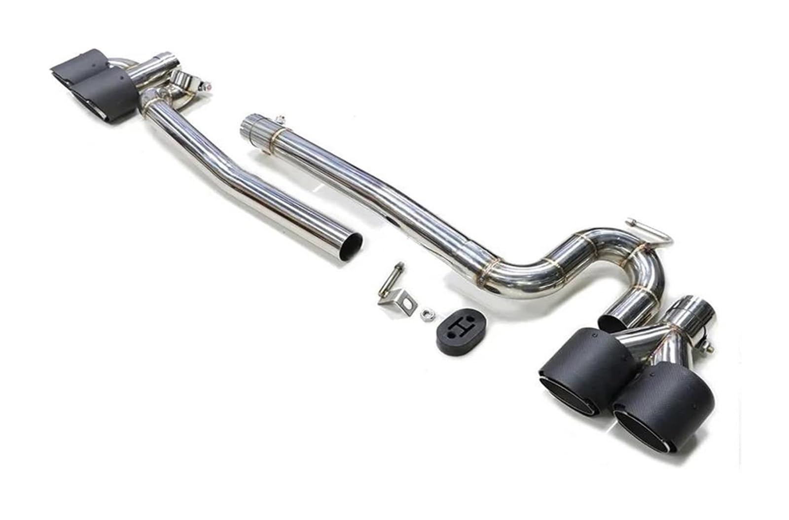 Endrohr Schalldämpfer Für A3 S3 Für Sportback 2012 2013 2014 2015 2016 2017 2018 2019 304 Edelstahl Auto Auspuffrohr Schalldämpfer Tipps 1 Set(Onecolor) von LAPPGNGFYA