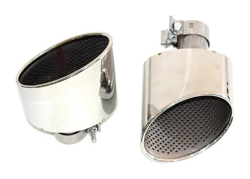Endrohr Schalldämpfer Für A4 A5 A6 A7 Upgrade RS4 RS5 RS6 RS7 Edelstahl 1 Paar Auspuff Schalldämpfer Endrohr Spitze Abdeckungen Borte von LAPPGNGFYA