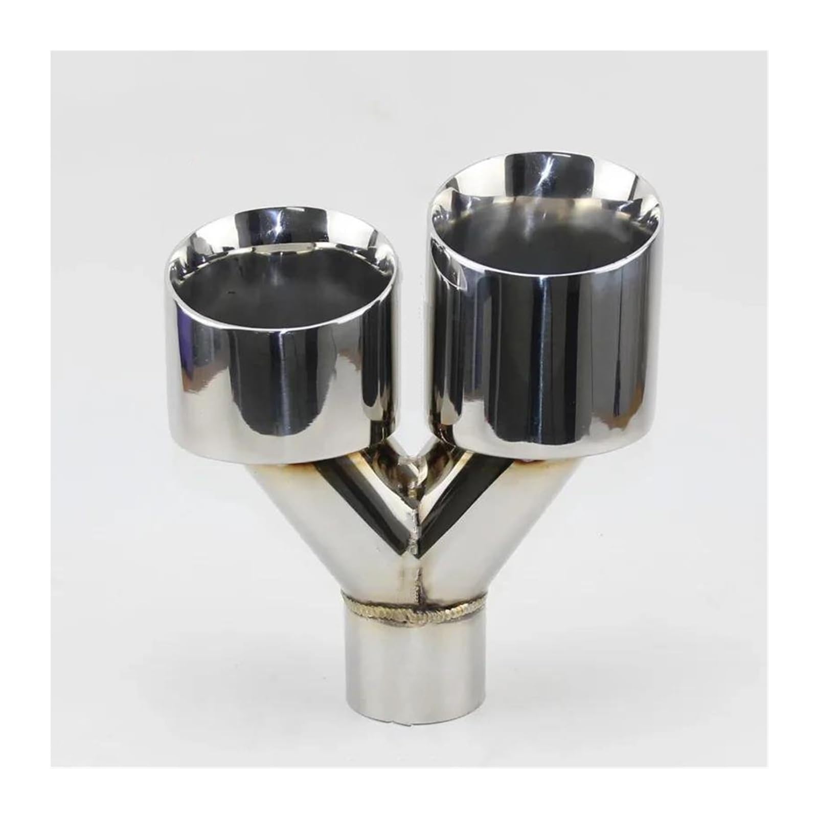 Endrohr Schalldämpfer Für B&MW E36 Auto-Auspuffspitze Zubehör Y-Typ Rohr Schalldämpfer Doppel Outlet Halslänge Ist Geeignet(LEFT 51MM-89MM) von LAPPGNGFYA