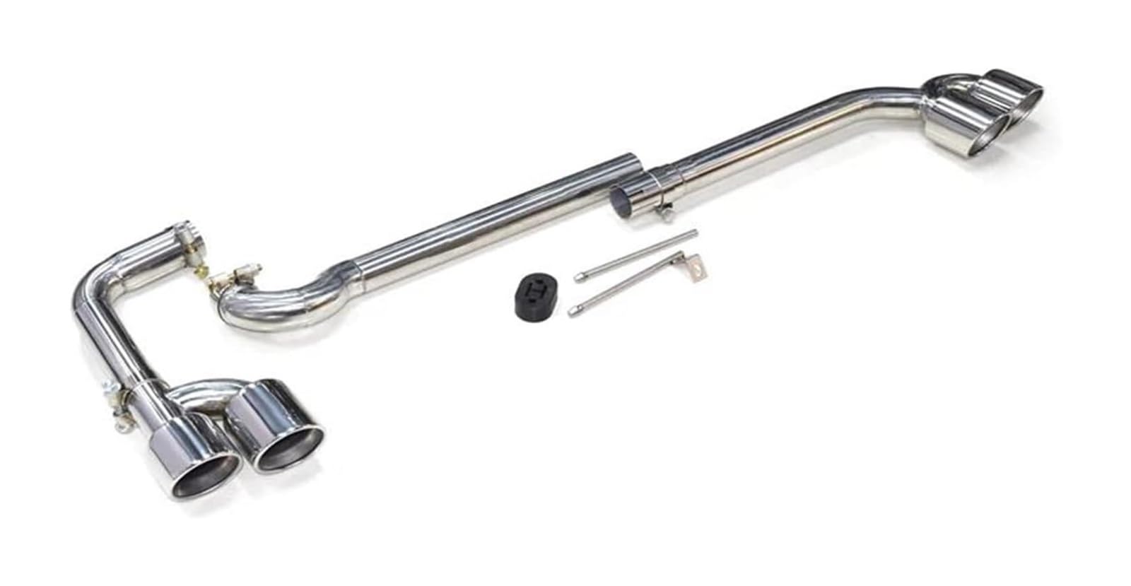 Endrohr Schalldämpfer Für B&MW Für F25 X3 F26 X4 2011-2016 304 Edelstahl Auto Auspuff Spitze Schalldämpfer Quad Schwanz Rohr System Düse(Silber) von LAPPGNGFYA