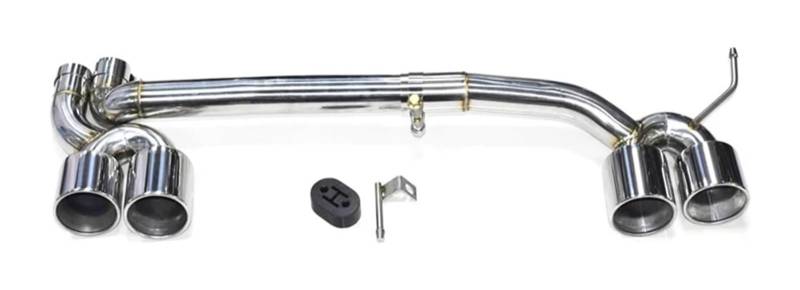 Endrohr Schalldämpfer Für B&MW Für F30 F31 320i 330i 328i 2017 2018 2019 Für M3 Quad Auspuff Tip Look Endrohr Schalldämpfer Düse System Tipps(Silver 48mm) von LAPPGNGFYA