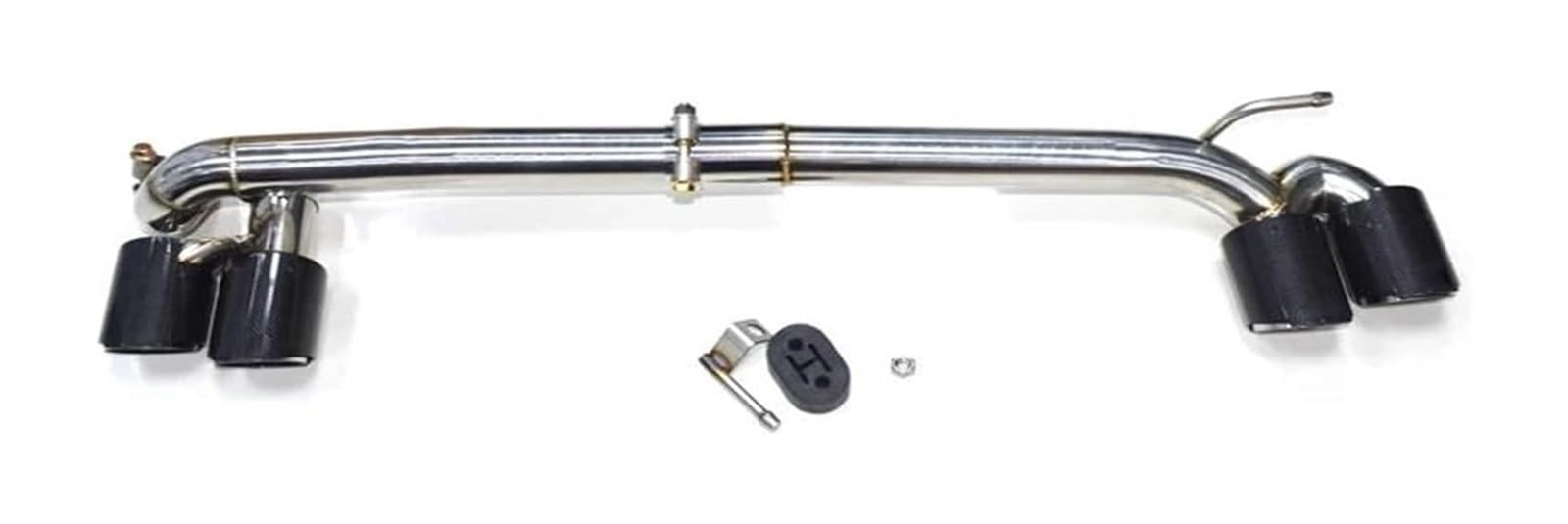 Endrohr Schalldämpfer Für B&MW Für F30 F31 320i 330i B48 Quad 304 Edelstahl Auto Auspuff Tipp System Düse Schalldämpfer Tai Rohr(Cf a 54mm) von LAPPGNGFYA