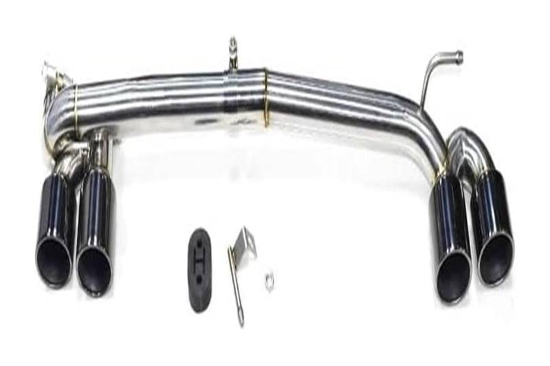 Endrohr Schalldämpfer Für B&MW Für F30 F31 320i 330i F33 F34 428i 420i 425i Carbon Fiber Auspuff Tipp Quad Auto Rohr Schwanz Schalldämpfer(Black 48mm) von LAPPGNGFYA