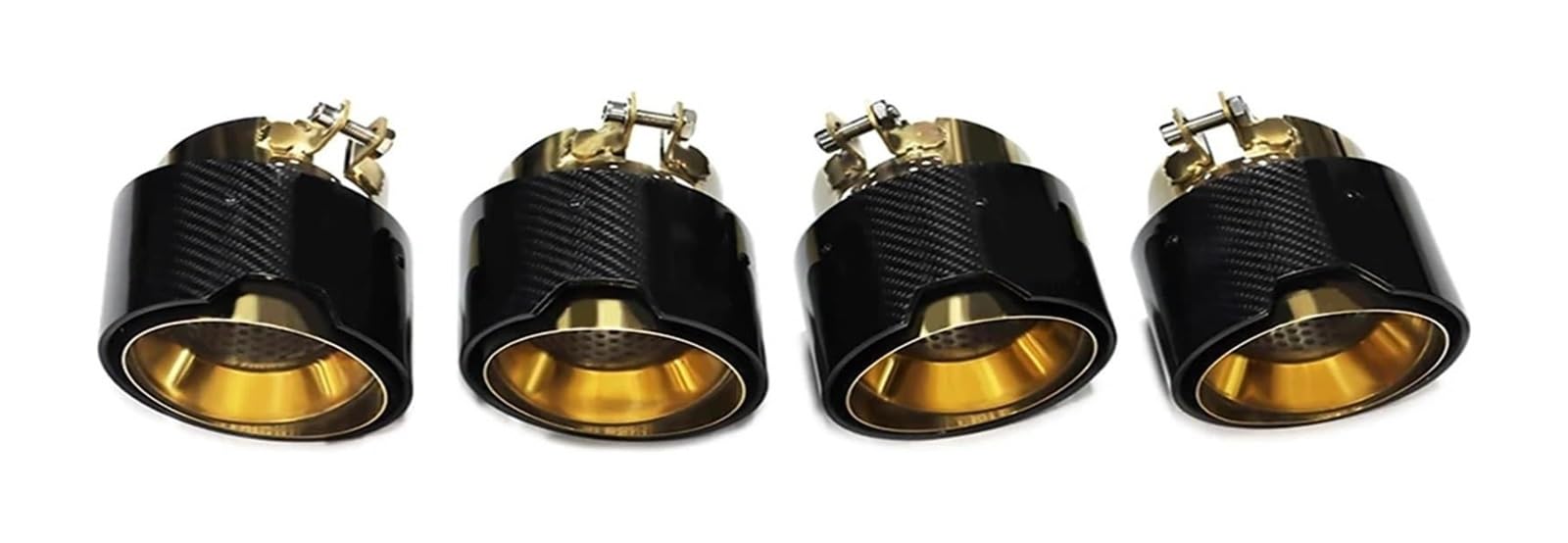 Endrohr Schalldämpfer Für B&MW Für M2 Für M3 Für M4 G80 G82 G83 G87 Carbonfaser-Spitzen Schwarze Edelstahl-Auspuffrohre 4 PCS(Carbon D) von LAPPGNGFYA