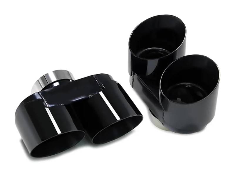 Endrohr Schalldämpfer Für B&MW G20 G21 330i 330d 330e 320i Auto Quad Edelstahl Carbon Fiber Auspuff Spitze Schalldämpfer System Düse Rohr(Black B) von LAPPGNGFYA