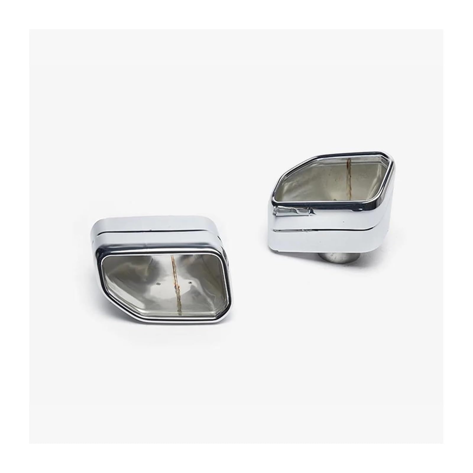 Endrohr Schalldämpfer Für B&MW X3 X4 G01 2019 2020 X-Serie Auto Auspuffblende 304 Edelstahl Vierkantrohr Schalldämpfer 1 Paar(Silber) von LAPPGNGFYA