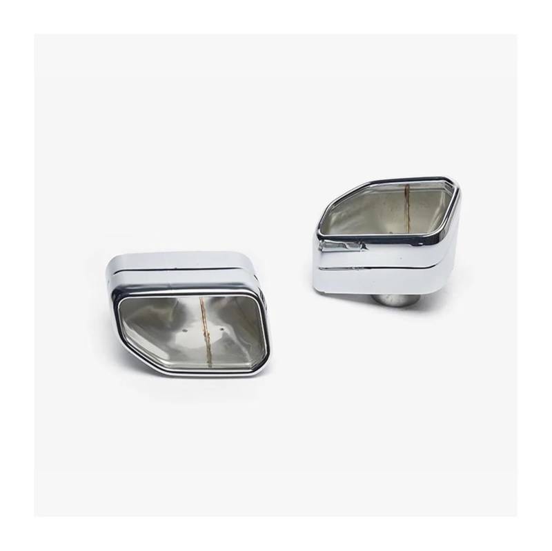 Endrohr Schalldämpfer Für B&MW X3 X4 G01 2019 2020 X-Serie Auto Auspuffblende 304 Edelstahl Vierkantrohr Schalldämpfer 1 Paar(Silber) von LAPPGNGFYA