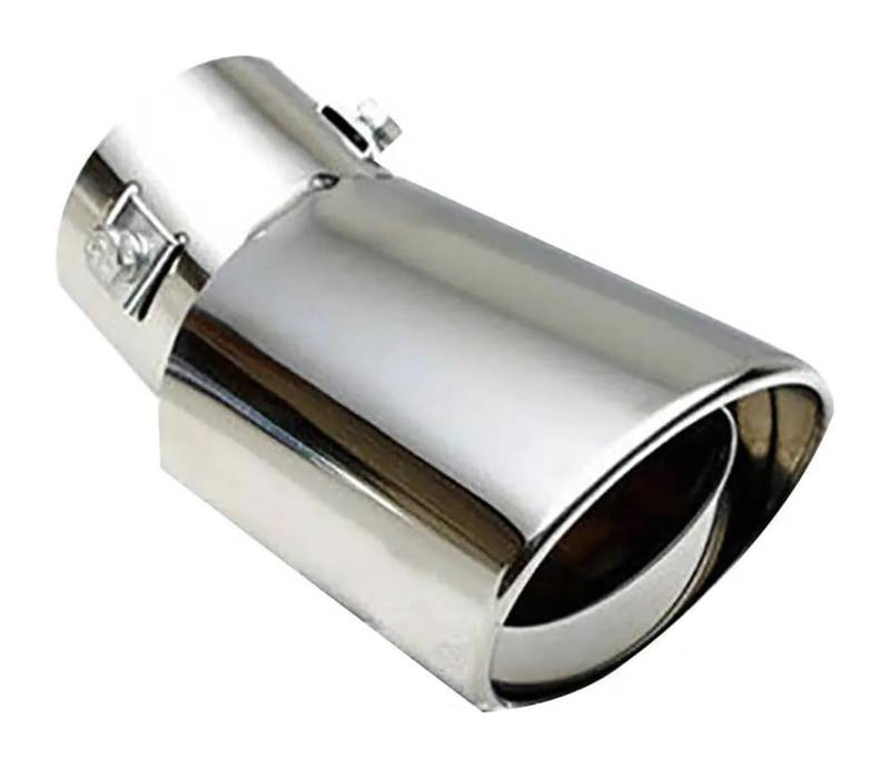 Endrohr Schalldämpfer Für Caresto T6 Zubehör Universal Auto Schalldämpfer Runde Edelstahl Auspuffrohr Spitze Abdeckungen Borte 1 Pcs von LAPPGNGFYA