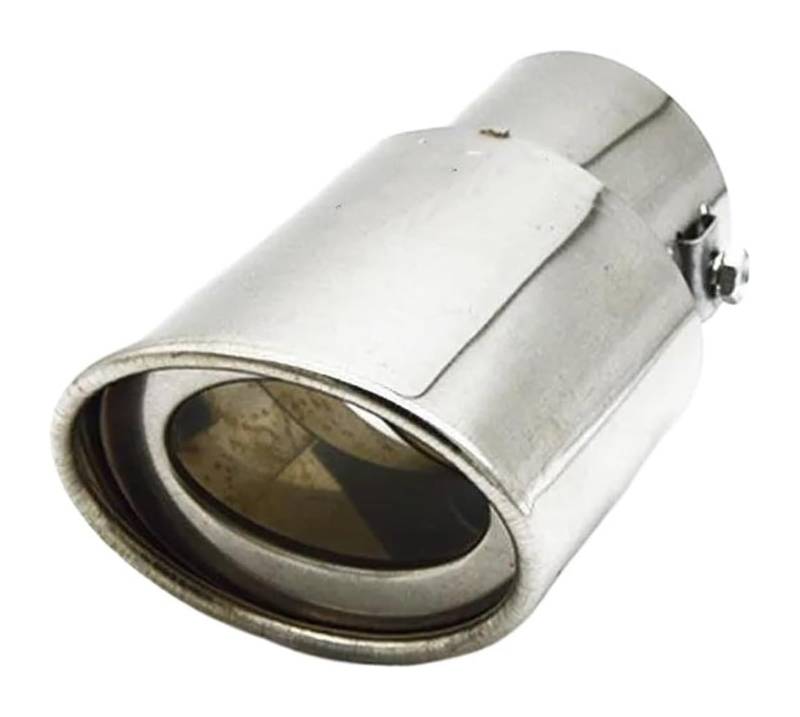 Endrohr Schalldämpfer Für Focus 2 3 Auto Schalldämpfer Auspuffrohr Spitze Abdeckungen Borte Silber Gerade Stil 1 Pcs A-XXWH-001 von LAPPGNGFYA