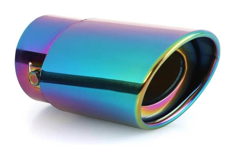 Endrohr Schalldämpfer Für T&oyota Auto Auspuff Tipp Outlet Edelstahl Rohr Düse Schalldämpfer Schwanz Zubehör 76 63 58mm Universal Abdeckungen Borte von LAPPGNGFYA